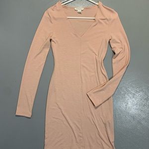 Fitted long sleeve dress